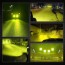 Αδιάβροχος Προβολέας Amber LED Ομίχλης 40W Θερμού Φωτισμού 3500K Αυτοκινήτου, Μηχανής, Jeep, Φορτηγά 12V & 24V 4500 Lumens IP67