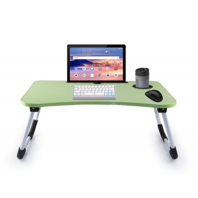 Αναδιπλούμενο Φορητό Τραπεζάκι με Βάση Κινητού - Τάμπλετ & Ποτηροθήκη Πολλαπλών Χρήσεων 60x40x28cm