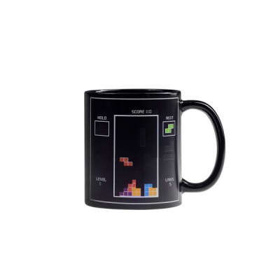 Κούπα Μαγική Mega Γυαλιστερή “Tetris” – Thermosensitive Tetris Mug Χωρητικότητας 330ml