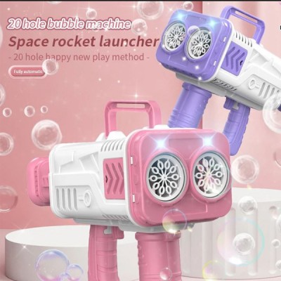 Bazooka Συσκευή για Φυσαλίδες με 20 Εξόδους για Άπειρες Πολύχρωμες Σαπουνόφουσκες - Bubble Bazooka