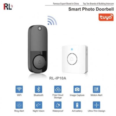 Ασύρματο Κουδούνι Πόρτας WiFI με Κάμερα RL-IP10A