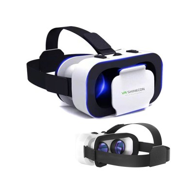 3D VR Headset Ρυθμιζόμενα Γυαλιά Εικονικής Πραγματικότητας Shinecon για Smartphone Κινητά 4.7-6inc Virtual Reality Goggles