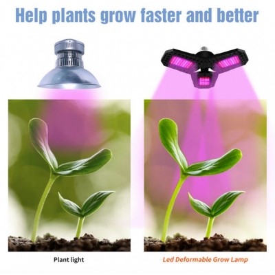Φωτιστικό 60W LED Ανάπτυξης & Καλλιέργειας Φυτών Full Spectrum Λάμπα Θερμοκηπίου Εσωτερικού Χώρου - Plant Grow Panel Light