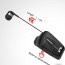 Ασύρματο Handsfree Bluetooth Ανασυρόμενο Ακουστικό Πέτου Fineblue Wireless In-Ear Headset