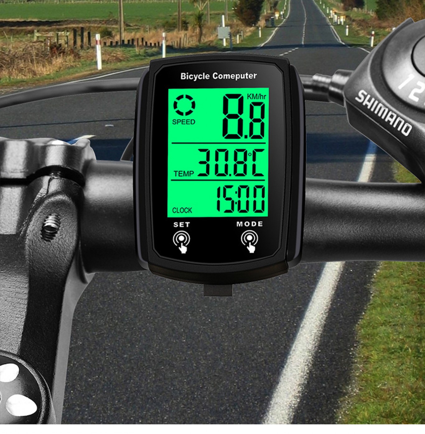 Αδιάβροχος Ασύρματος Υπολογιστής Ποδηλάτου 668 Bike Computer Wireless