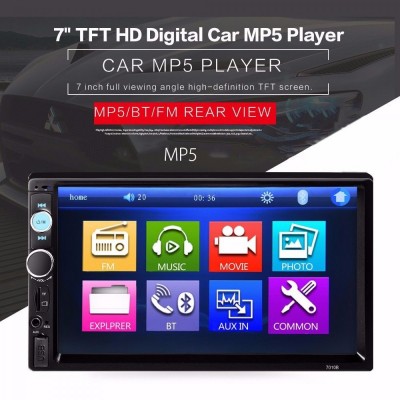 Android Multimedia GPS Οθόνη Αφής 7" TFT 2 DIN Wifi με Ελληνικό Μενού, Play Store, Maps, Bluetooth, Handsfree, MP5, MP3, USB, SD, FM, AUX, TV