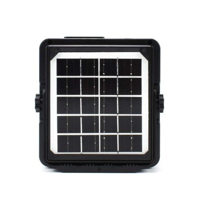 Φορητό Ηλιακό Φωτιστικό 216LED Λευκού Φωτισμού 120W GDPLUS GD-2206B – Μαύρο