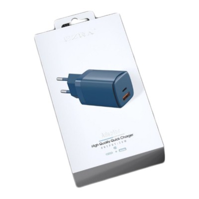 Ezra Φορτιστής Χωρίς Καλώδιο με Θύρα USB-A και Θύρα USB-C 20W HC60