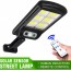 3x Αδιάβροχοι Ηλιακοί Προβολείς κoί 6 COB LED 450W  - Φωτιστικά Δρόμου με Τηλεχειριστήριο, Ανιχνευτή Κίνησης, Φωτοκύτταρο & Φωτοβολταϊκό Πάνελ W-756-6x3