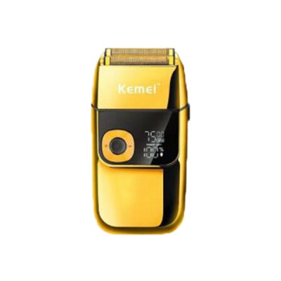 Αδιάβροχη USB Επαναφορτιζόμενη Ξυριστική Μηχανή Προσώπου και Κεφαλιού Kemei