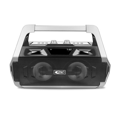 Φορητό Ηχείο Karaoke Bluetooth – Subwoofer 4"/30W (15Wx2) με Μικρόφωνο και Τηλεχειριστήριο T-357