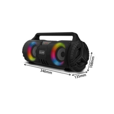Φορητό Ηχείο Karaoke Bluetooth – Subwoofer 3"/20W (10W*2) με Μικρόφωνο και Τηλεχειριστήριο B-88