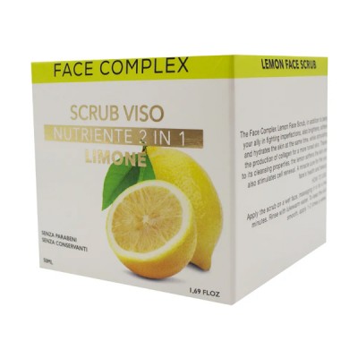 Κρέμα Απολέπισης Προσώπου - Face Scrub με Αρωμα Λεμόνι 50ml