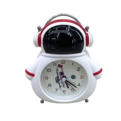 Επιτραπέζιο Ρολόι Ξυπνητήρι Σε Σχήμα Ρομπότ 14x11.5εκ