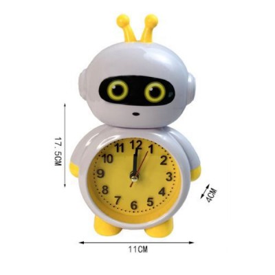 Επιτραπέζιο Ρολόι Ξυπνητήρι Σε Σχήμα Ρομπότ11x4x17.5εκ