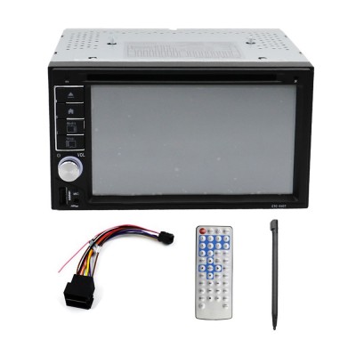 Ηχοσύστημα Αυτοκινήτου 2 DIN Bluetooth-USB-AUX-FM με Οθόνη Αφής 7″ και DVD-DC Player 12V με Τηλεχειριστήριο CTC-6607