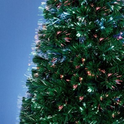 Αυτοφωτιζόμενο Χριστουγεννιάτικο Δέντρο 150εκ Οπτικής Ίνας Εναλλαγής Χρωμάτων