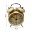 Επιτραπέζιο Ρολόι Ξυπνητήρι Απομίμηση Ξύλου 12x8εκ
