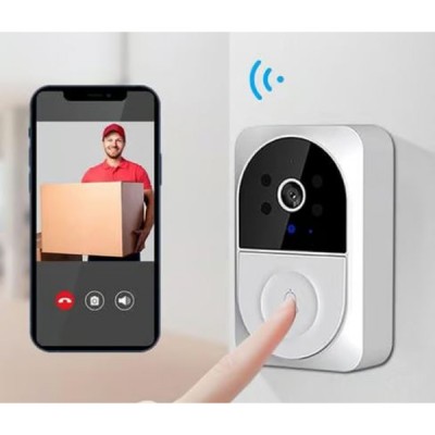 Ασύρματο Κουδούνι Πόρτας WiFI με Κάμερα - Δικτυακό Doorbell Two-way Audio X3