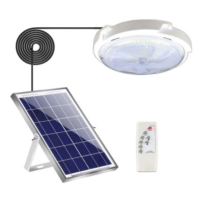 Αδιάβροχο Κρεμαστό Ηλιακό Φωτιστικό Λάμπα LED 20W Ψυχρού Φωτισμού W7106-1- Solar LED Lamp