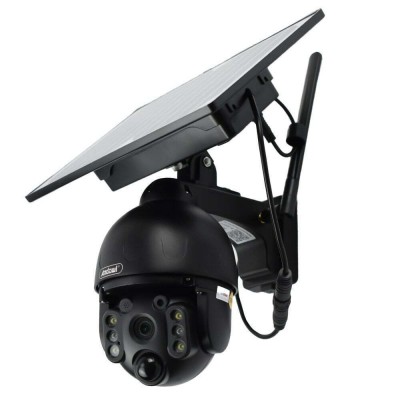 IP Κάμερα Παρακολούθησης Wi-Fi 1080p Full HD Αδιάβροχη Μπαταρίας με Αμφίδρομη Επικοινωνία σε Μαύρο Χρώμα Andowl Q-SX80