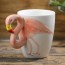 Κούπα Λευκή 3D Φλαμίνγκο - 3D White Flamingo Mug