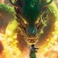 Επίτοιχο Διακοσμητικό Φωτιστικό Κορνίζα Τρισδιάστατης Τέχνης Dragon