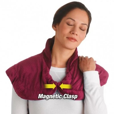 Θερμαινόμενη Ηλεκτρική Κουβέρτα Μασάζ Πλάτης , Αυχένα Γούνινη με 4 Ρυθμίσεις Massage , Δονήσεων - Relief Wrap
