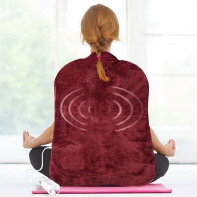 Θερμαινόμενη Ηλεκτρική Κουβέρτα Μασάζ Πλάτης , Αυχένα Γούνινη με 4 Ρυθμίσεις Massage , Δονήσεων - Relief Wrap