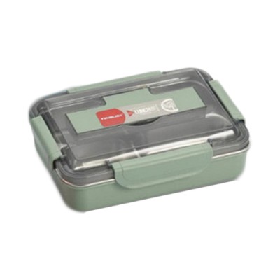 Ισοθερμικό Inox  Δοχείο Φαγητού 3 Θέσεων 25.5x18.2x7.2cm
