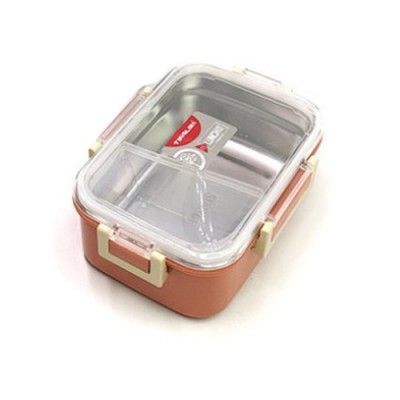 Ισοθερμικό Inox Δοχείο Φαγητού 2 Θέσεων 17.8x12..4x7.5cm