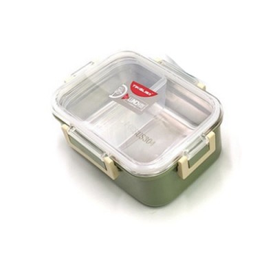 Ισοθερμικό Inox Δοχείο Φαγητού 2 Θέσεων 17.8x12..4x7.5cm