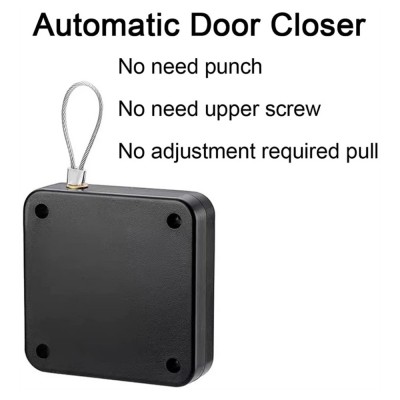 Σετ 2 Τεμαχίων Μηχανισμός για Αυτόματο Κλείσιμο Πόρτας με Αυτοκόλλητο