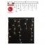Ηλιακά Χριστουγεννιάτικα Μπαλάκια Κουρτίνα 160LED με Πρόγραμμα & Χειριστήριο RGB 3x2m με Διάφανο Καλώδιο AN48425