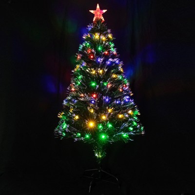 90cm Αυτοφωτιζόμενο Χριστουγεννιάτικο Δέντρο Οπτικής Ίνας -  RGB