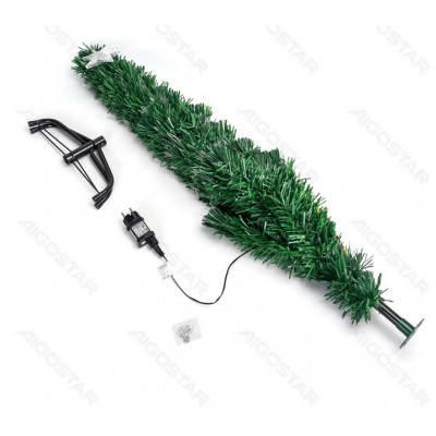 120cm Αυτοφωτιζόμενο Χριστουγεννιάτικο Δέντρο Οπτικής Ίνας - Θερμό Λευκό