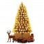 Αυτοφωτιζόμενο Χριστουγεννιάτικο Δέντρο 120εκ Οπτικής Ίνας - Θερμό Λευκό