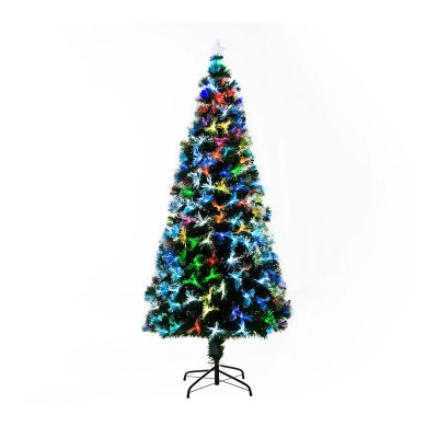 Αυτοφωτιζόμενο Χριστουγεννιάτικο Δέντρο 210εκ Οπτικής Ίνας -  RGB