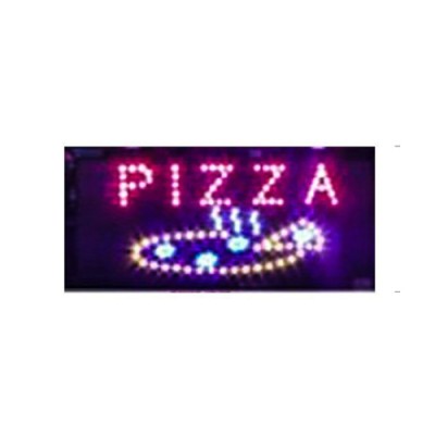 Led Φωτιζόμενη Διαφημιστική Πινακίδα "PIZZA" 48x25εκ