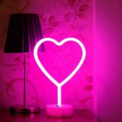 Διακοσμητικό Επιτραπέζιο NEON Φωτιστικό Καρδιά - Decoration Lamp 29x20x12cm