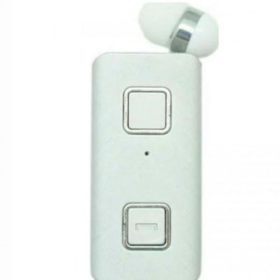 Επαναφορτιζόμενο HandsFree Ακουστικό Bluetooth Πέτου με Δόνηση & Ενσωματωμένο Μικρόφωνο, Ανασυρόμενο Ακουστικό Clip