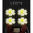 Super Bright Mini Επαναφορτιζόμενος Φακός LED με Λεπίδα Κοπής και 5 Λειτουργίες Φωτισμού