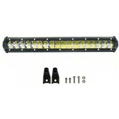 LED Αδιάβροχο IP68 Προβολάκι - Μπάρα Αλουμινίου για Οχήματα 72W - 12V-24V 10cm - 20 SMD 5760LM 6000K