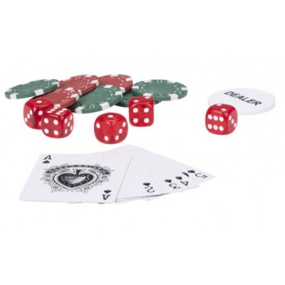 Μεταλλικό Κουτί με 100 Μάρκες Πόκερ - Poker Chips