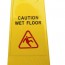 Πλαστική Πινακίδα Τύπου Λάμδα "Wet Floor"