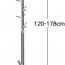 Μεταλλικός Καλόγερος με 4 Πόδια 120-178cm