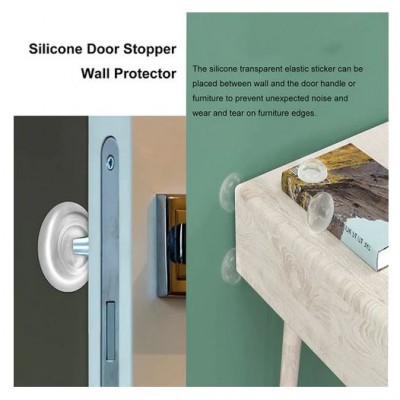 Διάφανο Προστατευτικό Τοίχου Σιλικόνης Σετ 4 Τεμαχίων - Silicon Wall Protector