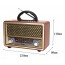 Φορητό Retro Επαναφορτιζόμενο Ραδιόφωνο & Mp3 Player με Τηλεχειριστήριο FM/AM/SW3, USB, SD/ TF CARD, AUX - MEIER M-115BT