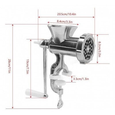 Χειροκίνητη Μηχανή Άλεσης Κιμά