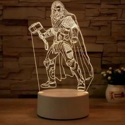 LED 3D Τρισδιάστατο Φωτιστικό - Illusion  Thor